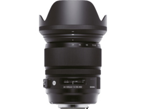 SIGMA 635954 24 mm - 105 f/4 DG, OS, HSM (Objektiv für Canon EF-Mount, Schwarz)