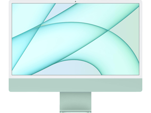 Bild 1 von APPLE iMac 2021 MGPJ3D/A CTO, All-in-One PC mit 23,5 Zoll Display, Apple M-Series Prozessor, 16 GB RAM, 1 TB SSD, M1 Chip, Grün