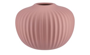 Vase rosa/pink Steinzeug Maße (cm): H: 11  Ø: [15.0] Dekoration