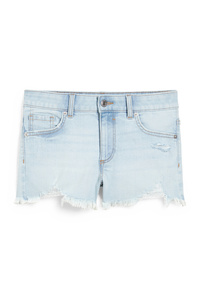 C&A CLOCKHOUSE-Jeans-Shorts-Low Waist, Blau, Größe: 44
