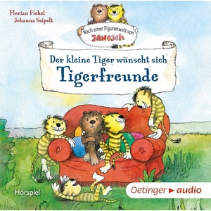 Nach einer Figurenwelt von Janosch. Der kleine Tiger wünscht sich Tigerfreunde, 1 Audio-CD - Florian Fickel (Hörbuch)