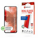 Bild 1 von DISPLEX Panzerglas (10H) + Schutzhülle für Samsung Gal. S22/S23, Schutzhülle, Eco-Montagerahmen, kratzer-resistente Glasschutzfolie