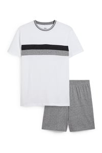 C&A Shorty-Pyjama, Weiß, Größe: S