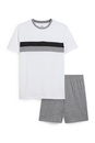 Bild 1 von C&A Shorty-Pyjama, Weiß, Größe: S