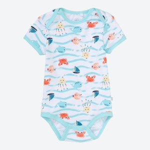 Baby-Jungen-Body mit Meeres-Muster