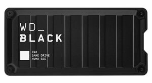 WD_Black WD_BLACK P40 Game Drive SSD externe Gaming-SSD (500 GB) 2000 MB/S Lesegeschwindigkeit, RGB mit 2 Zonen