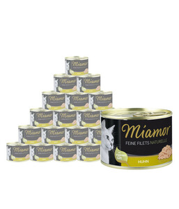 Miamor Nassfutter für Katzen Feine Filets naturelle, 24 x 80 g