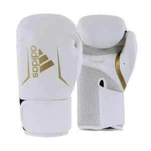 adidas Boxhandschuhe Speed 100, ADISBG100 wei&szlig;/gold