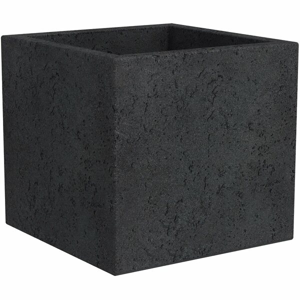 Bild 1 von Scheurich Pflanzgefäß C-Cube 240 Ø 38 cm Stony Black