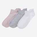 Bild 1 von Damen-Sport-Sneaker-Socken mit Fersenschutz, 3er-Pack