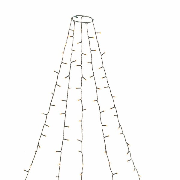 Bild 1 von Konstsmide LED Baummantel mit Ring Ø 11, 5 cm 50 Bernsteinfarbene Dioden