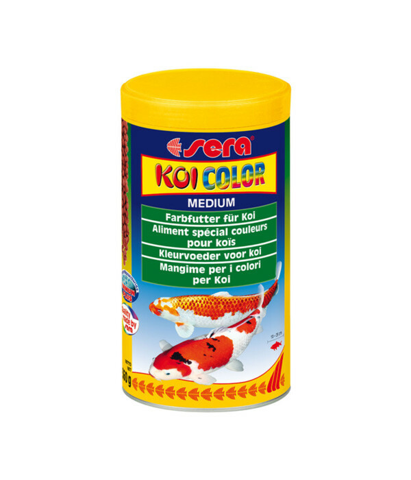 Bild 1 von sera KOI Color Medium, Teichfischfutter, 1 l