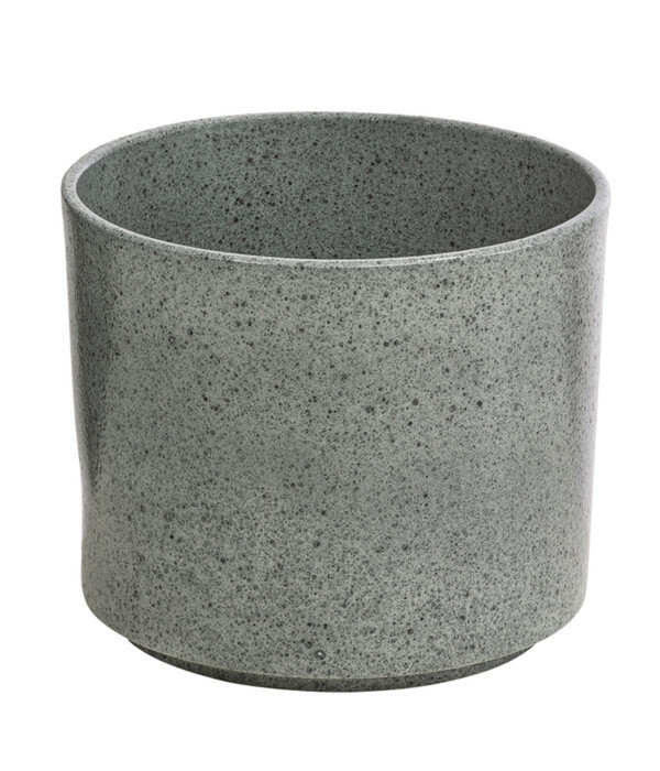 Bild 1 von Dehner Keramik-Übertopf Blanca, rund, grau