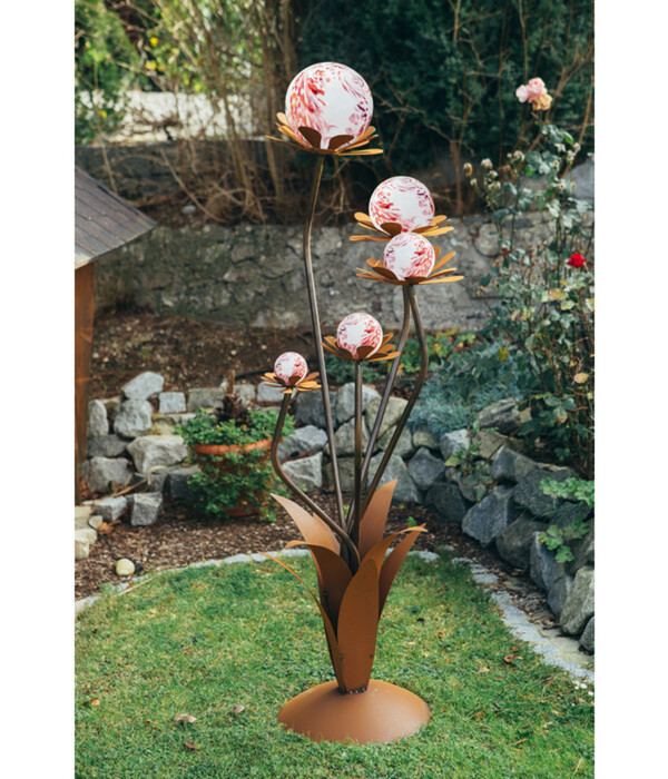 Bild 2 von Ferrum Metall-Blumenzauber mit Glaskugeln, ca. H165 cm