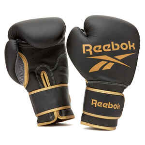 Reebok Boxhandschuhe 14oz Gold/Schwarz