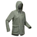 Bild 1 von Wanderjacke Damen wasserdicht - NH550 khaki