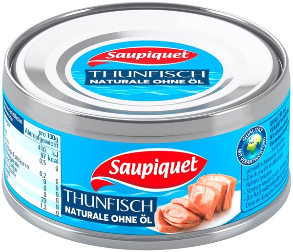 Bild 1 von Saupiquet Thunfisch Naturale ohne Öl (185 g)