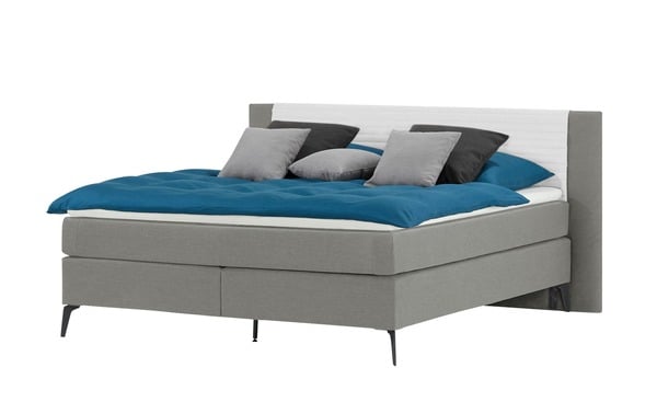 Bild 1 von SKAGEN BEDS Boxspringbett  Synda grau Maße (cm): B: 160 H: 107 Betten