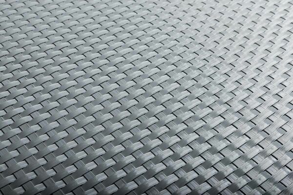 Bild 1 von Progresja Polyrattan Balkonichtschutz mit Metallösen - Hellgrau 0,9m x 5m