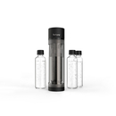 Bild 1 von Sodapop Wassersprudler Logan matt schwarz, 2x 850ml + 1x 600ml Glasflaschen