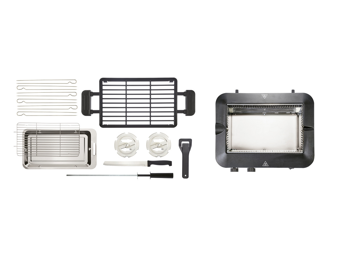 Bild 1 von SILVERCREST® Multifunktionsgrill »SMEG 1600A1«, mit Kebabfunktion