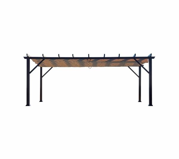 Bild 1 von Paragon Aluminium Pergola Modena 12x20 Espresso