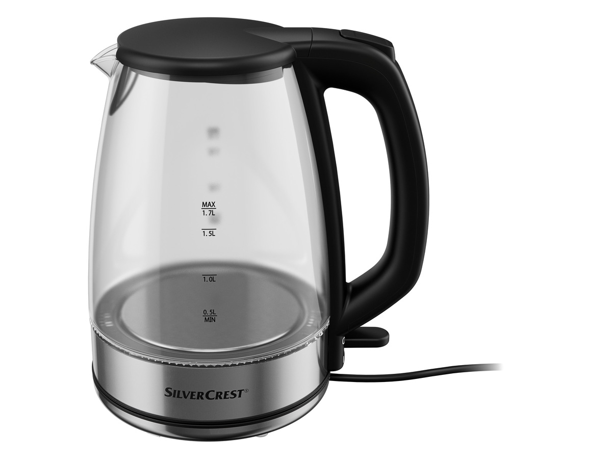 Bild 1 von SILVERCREST® Glas-Wasserkocher »SWGF 3000 C2«, mit LED-Farbwechsel, 1,7 l