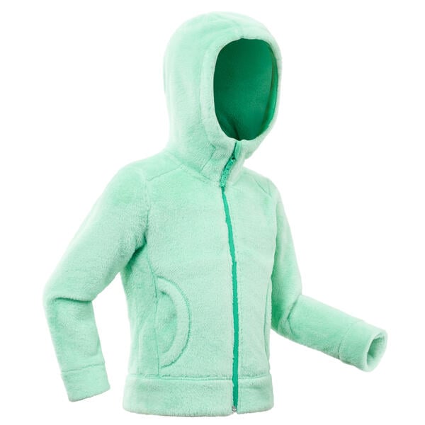 Bild 1 von Fleecejacke Winterjacke Wandern MH500 Kleinkinder Mädchen Gr. 92–116 türkis