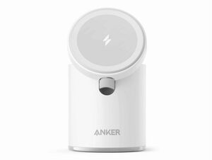 Anker 623 Magnetic Wireless Charger (MagGo), 2-in-1-Ladestation, weiß