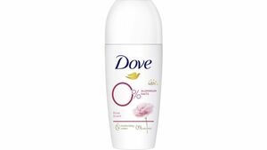 Dove Deodorant-Roll-on Rosenduft ohne Alkohol/Aluminiumsalze