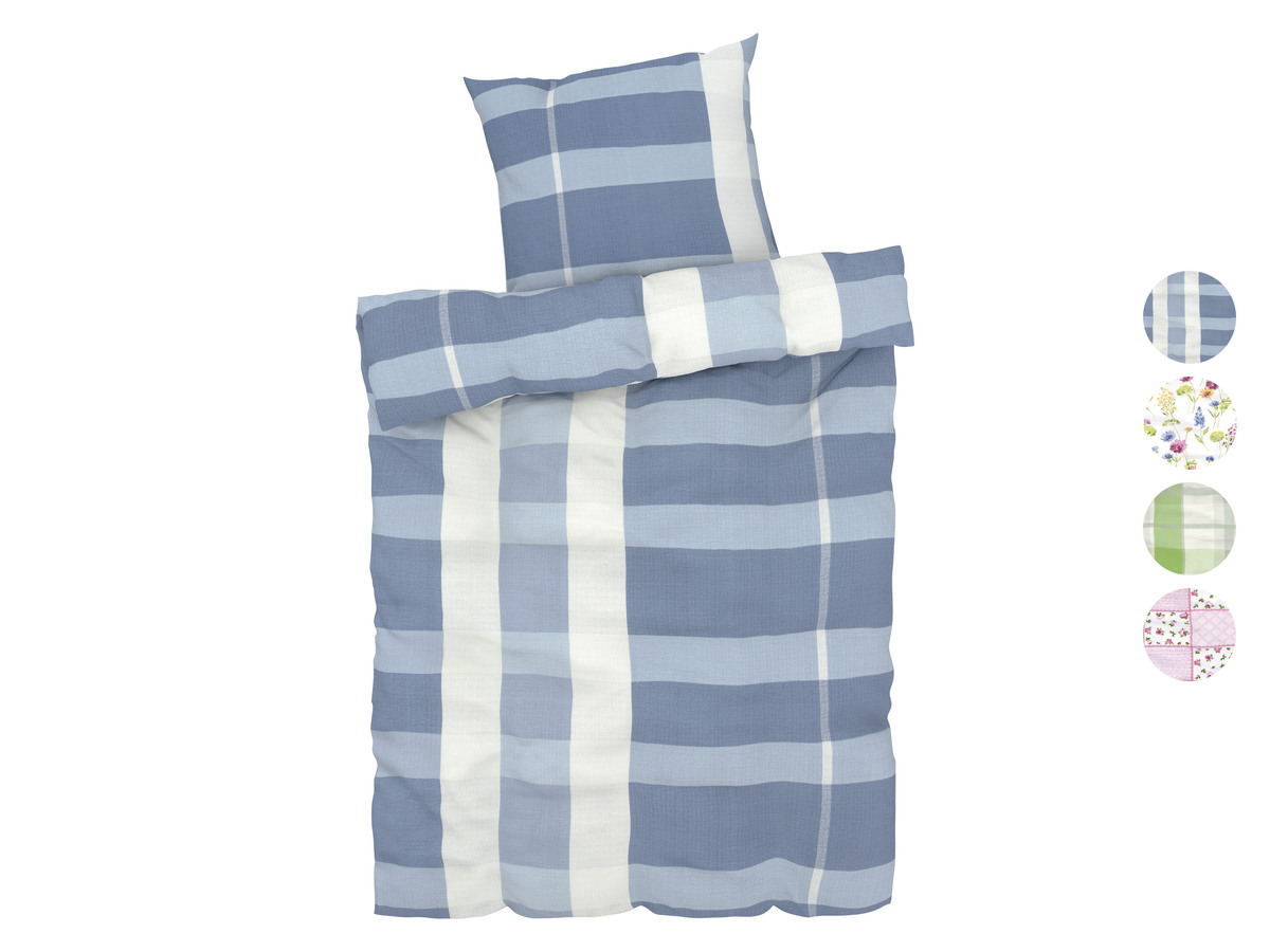 Bild 1 von LIVARNO home Seersucker Bettwäsche, 135 x 200 cm