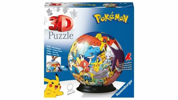 Bild 1 von Ravensburger Puzzle - 3D Puzzles - Puzzle-Ball Pokémon - 72 Teile - Puzzle-Ball für Pokémon Fans ab 6 Jahren