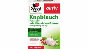 Doppelherz Knoblauch Kapseln mit Mistel+Weißdorn 60 mg/24 mg/54 mg 480 Kapseln