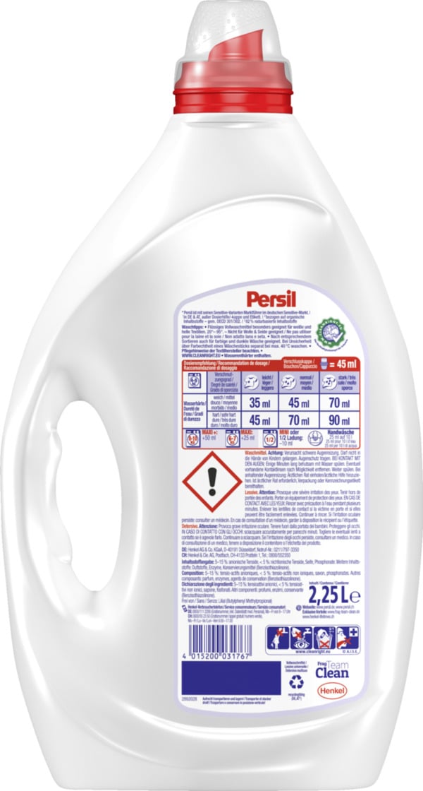 Bild 1 von Persil Sensitive Gel Vollwaschmittel 50 WL