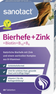 sanotact® Bierhefe + Zink Tabletten