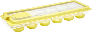 IDEENWELT Eiswürfelform mit Deckel gelb