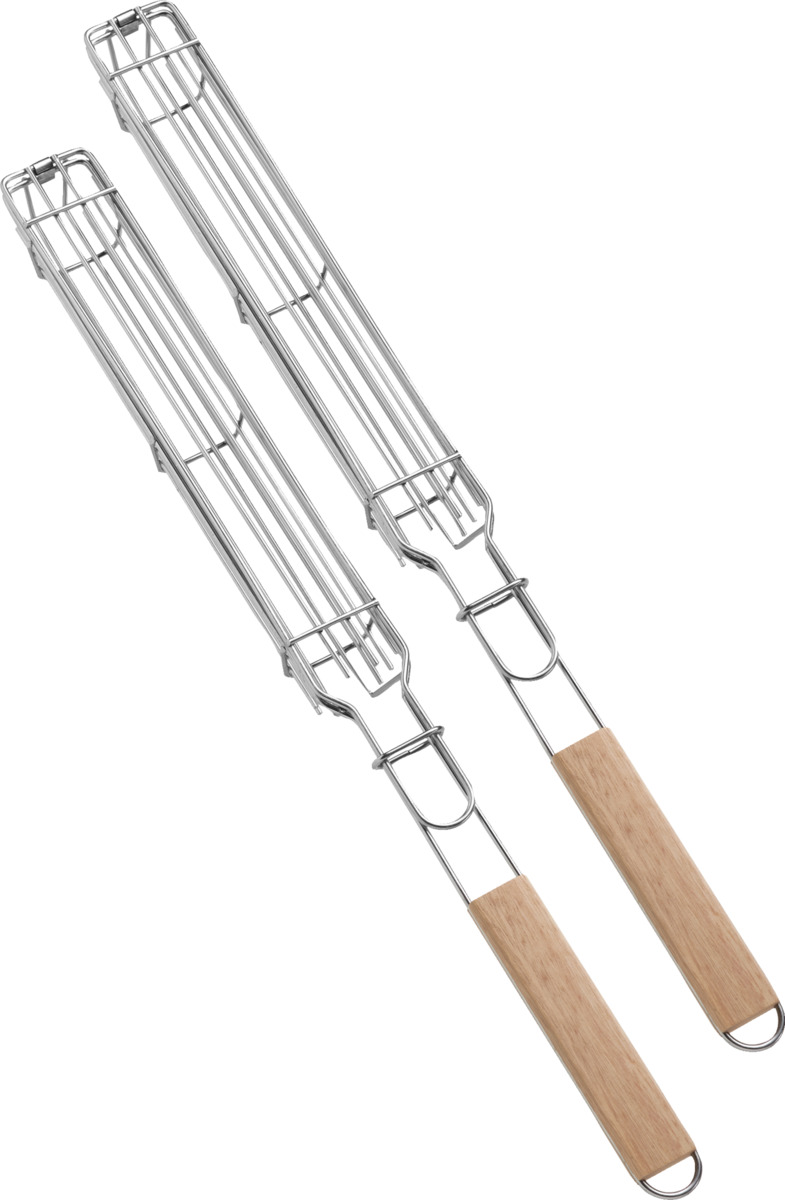 Bild 1 von IDEENWELT 2er Set Gemüsegrillkörbe