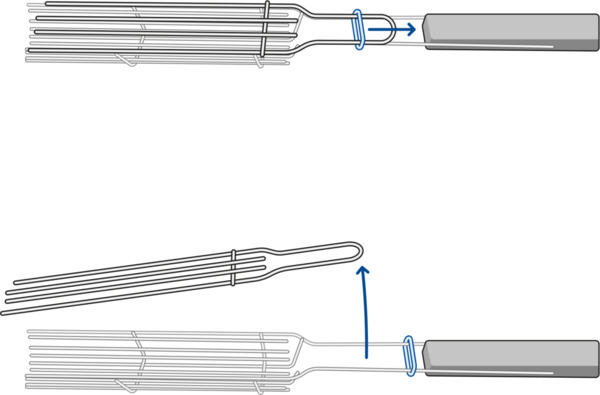 Bild 2 von IDEENWELT 2er Set Gemüsegrillkörbe