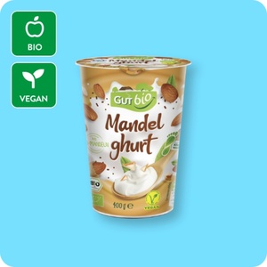 Bio-Mandel- oder -Kokosghurt