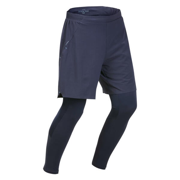 Bild 1 von Leggings mit Shorts Speed Hiking FH900 ultraleicht Herren blau