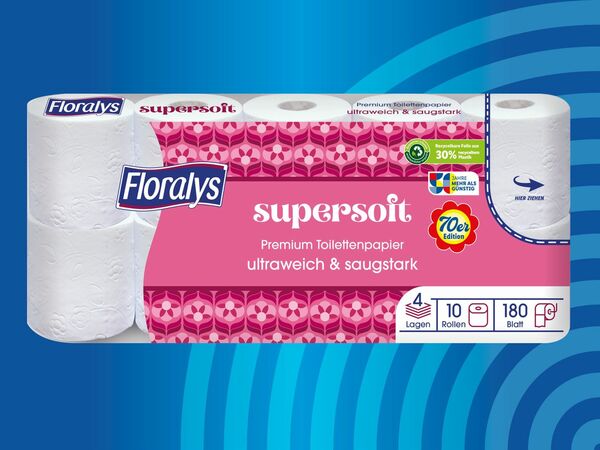 Floralys Toilettenpapier supersoft von Lidl ansehen!