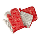 Bild 2 von COCA-COLA Topflappen-Grillhandschuhe-Set