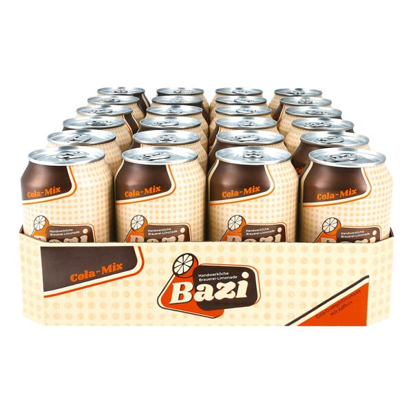 Bild 1 von Bazi Cola Mix 0,33 Liter Dose, 24er Pack