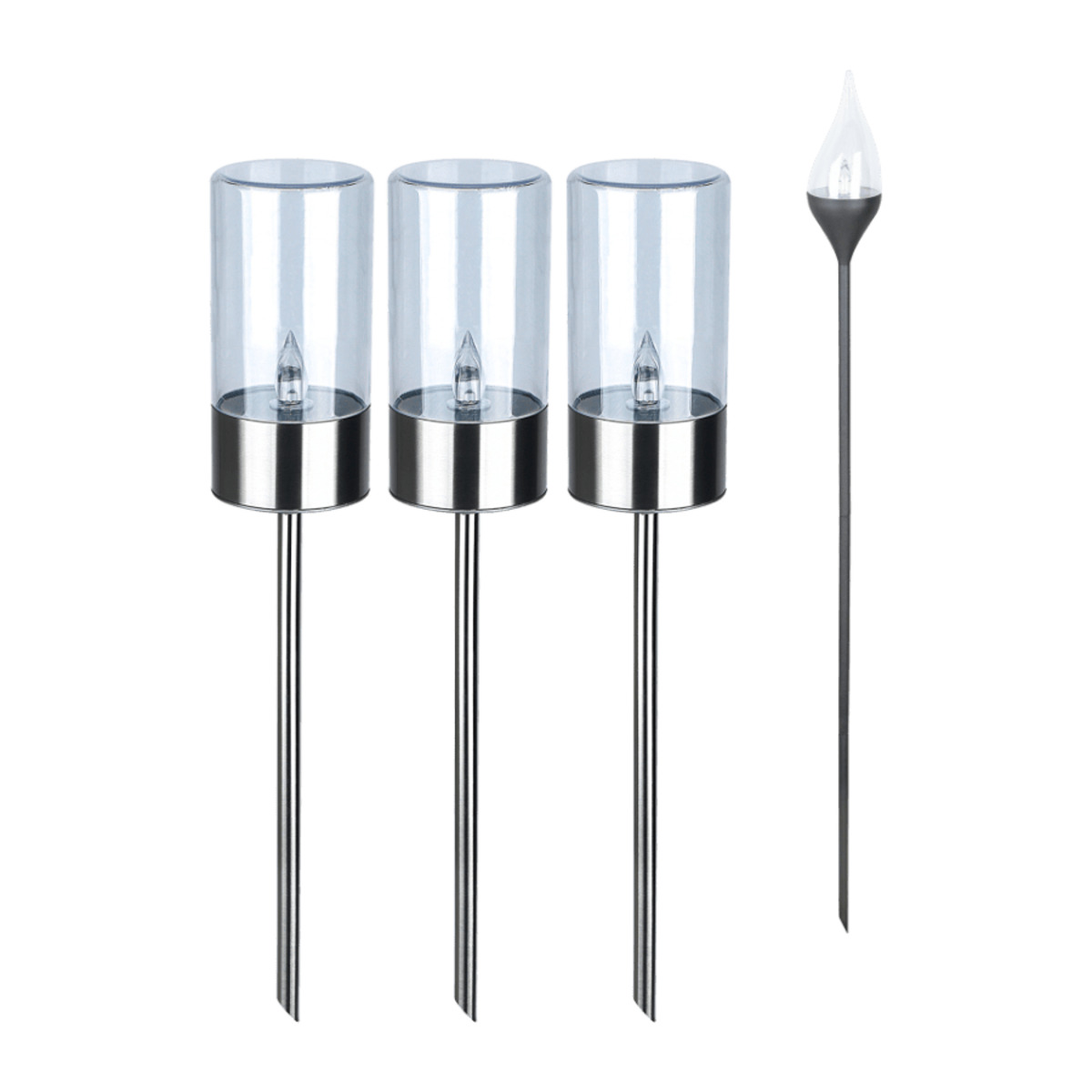 Bild 1 von LIGHTZONE Edelstahl-Solarfackel(n)