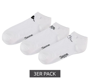 3er Pack Kappa Sportsocken Sneaker-Socken Log Trex im Vorteilspack Weiß