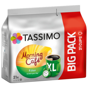 Tassimo Kaffeekapseln Morning Café Filter XL 157,5g, 21 Kapseln