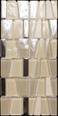 Bild 1 von Mosaikfliese Glas Trio 15 x 30 cm beige