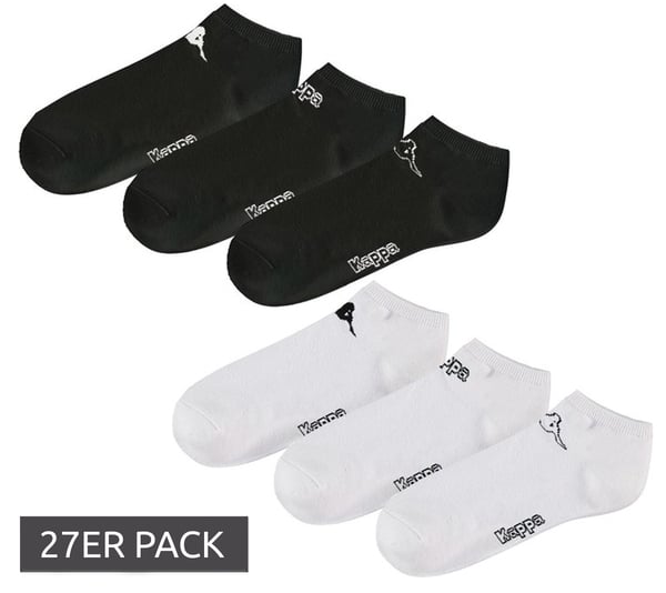 Bild 1 von 27er Pack Kappa Sneaker-Socken Sportsocken Log Trex im Vorteilspack Schwarz oder Weiß