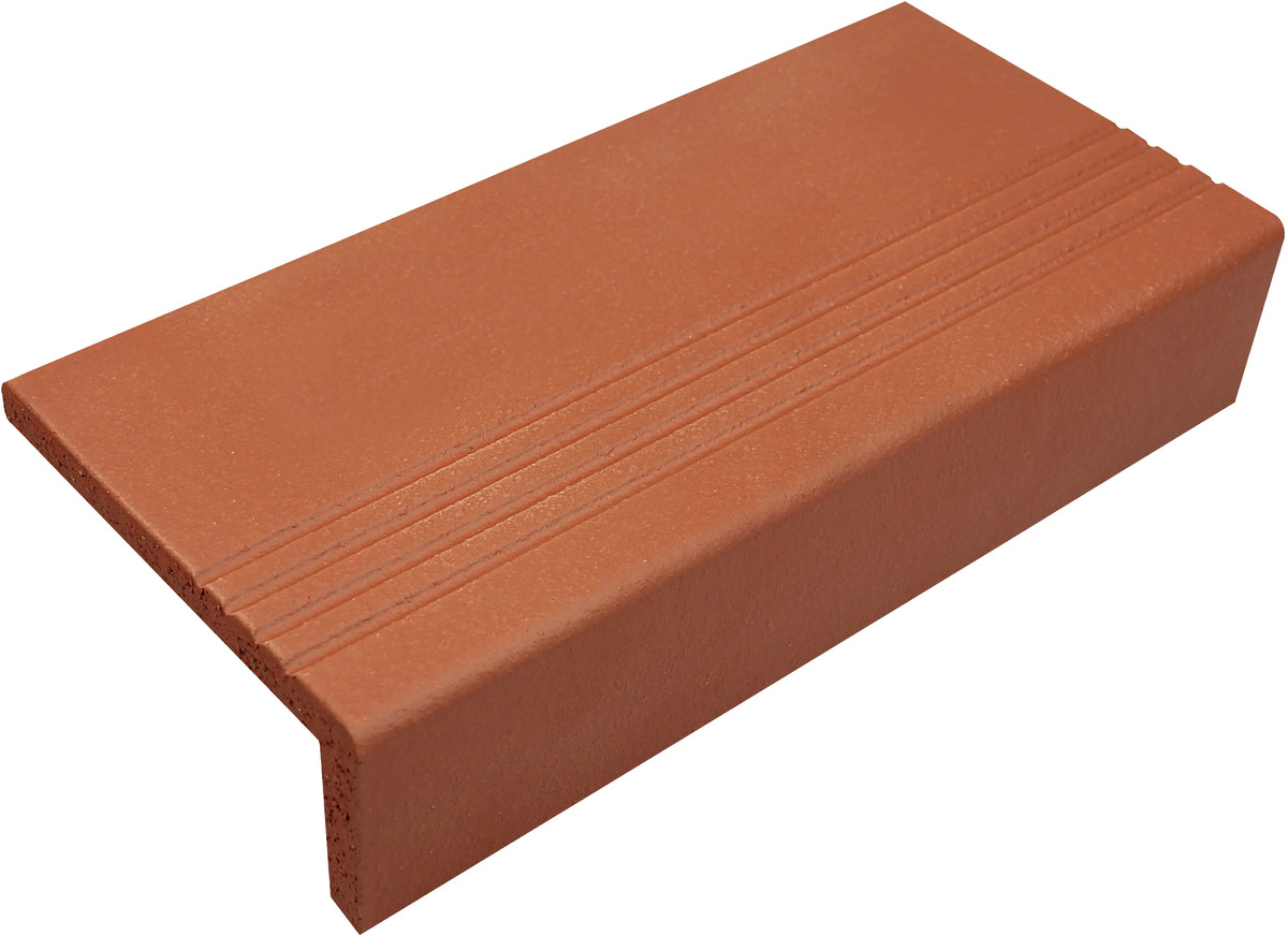 Bild 1 von Längsschenkel mit Rille Spaltplatte 24 x 11,5 x 5,2 cm rot-natur