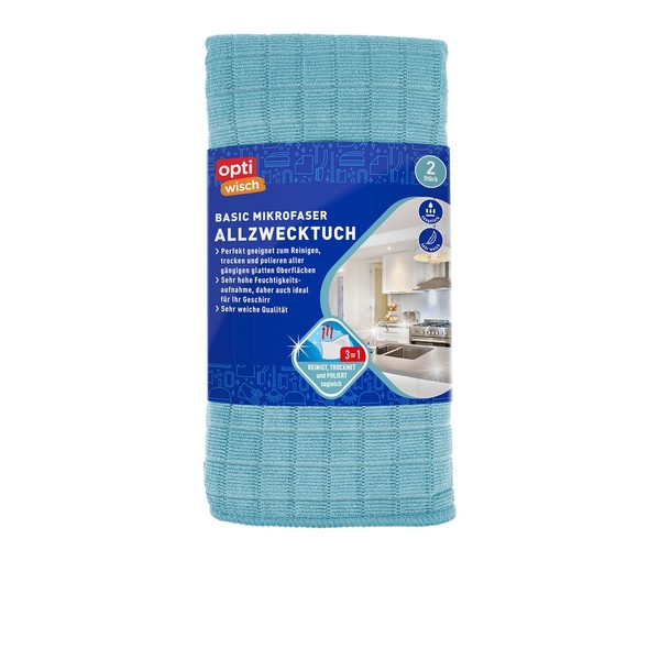 Bild 3 von OPTIWISCH Mikrofaser-Allzwecktuch, 2er-Packung